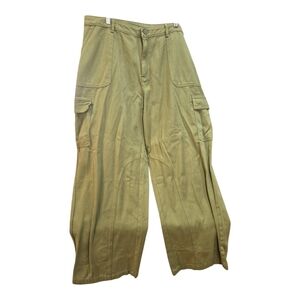 PINK Victoria's Secret Green Cargo Pants